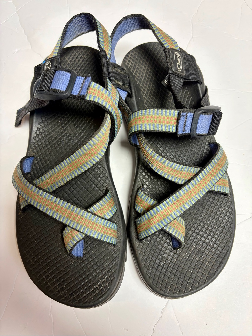 Chaco Z/Cloud Vibram Sport Sandals Women’s 8 Strappy Hiking Outdoor Multicolor